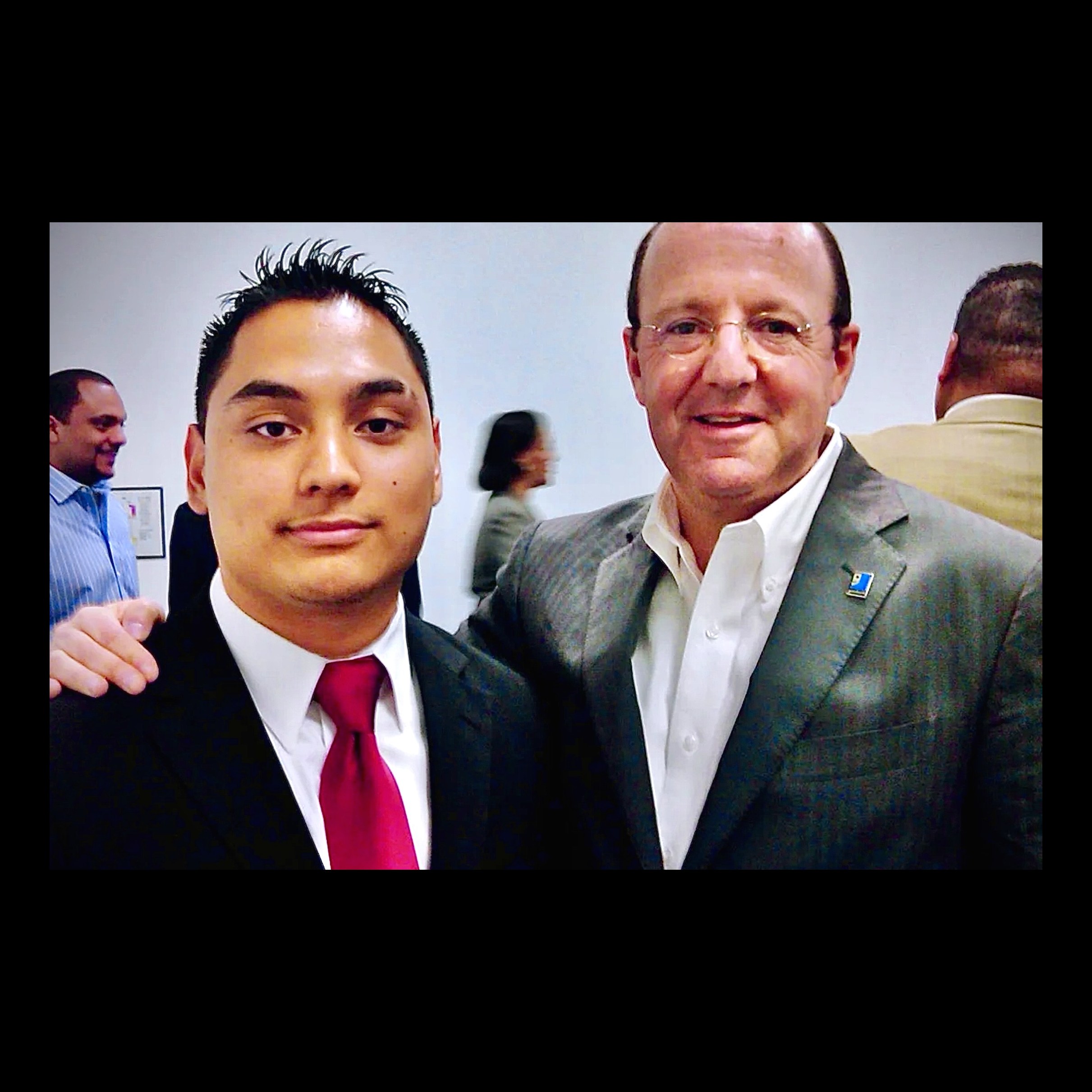 Giovan Bazan with Michael Kempner, CEO MikeWorldWide
